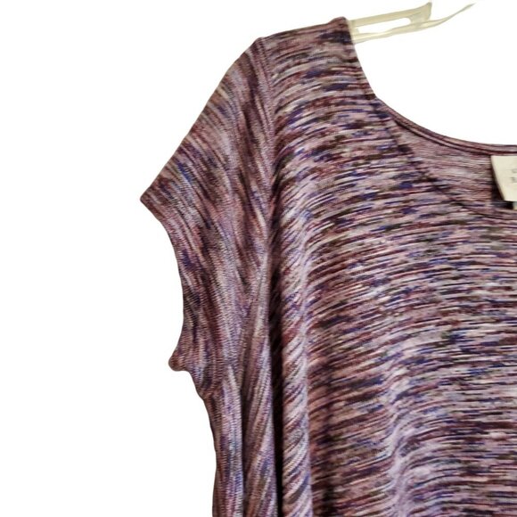 Knox Rose Short Sleeve Poncho Blouse - Picture 2 of 13